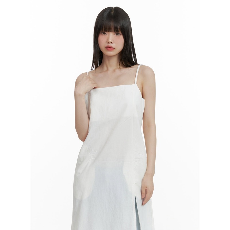 Square Neck Sleeveless Maxi Dress CY428