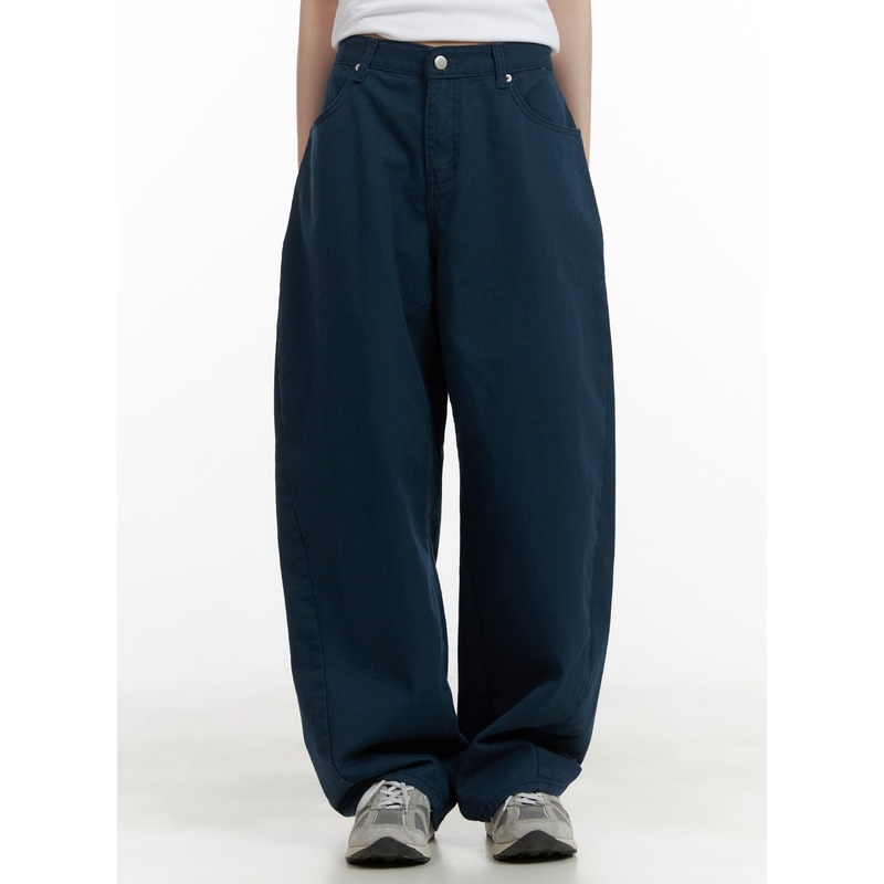Structured Wide-Leg Pants CU407