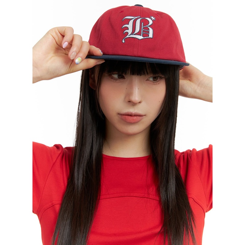 Embroidered Lettering Cap CU424