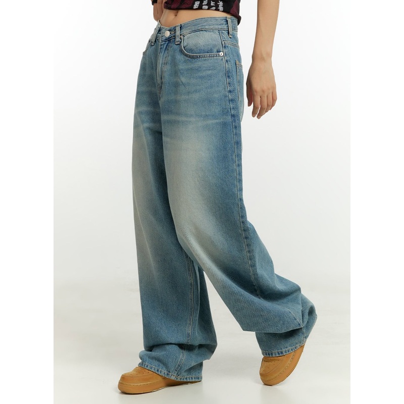 Loose Fit Baggy Jeans CU426|Blue|S|M|L