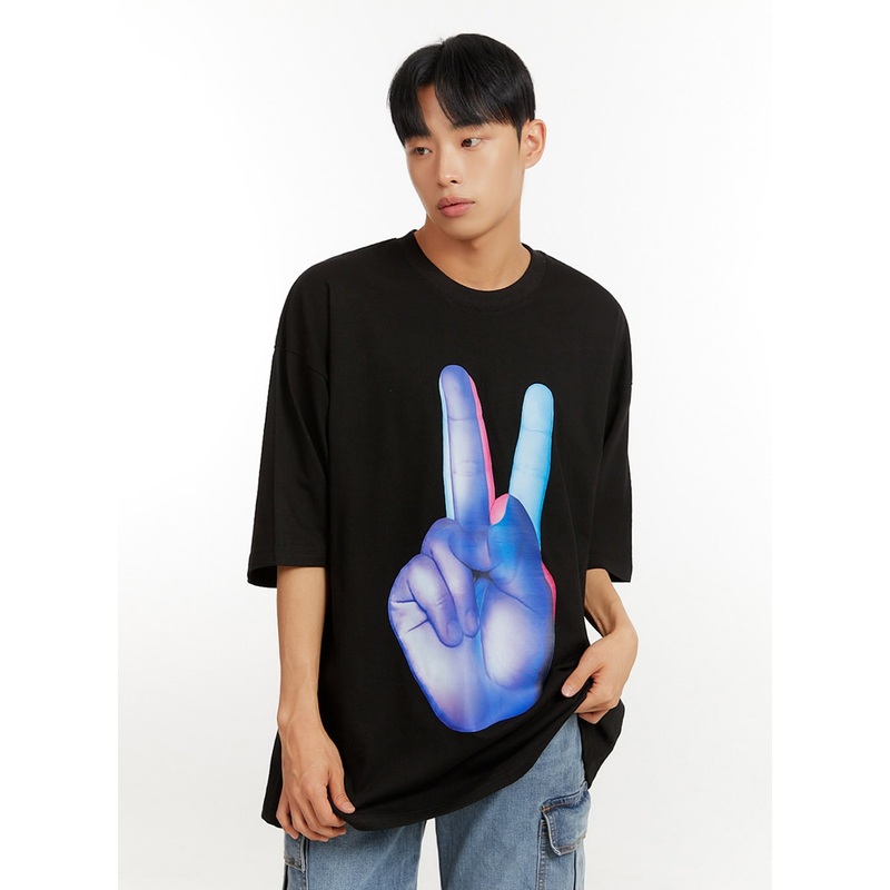 Men’s Oversized Graphic T-Shirt IU426