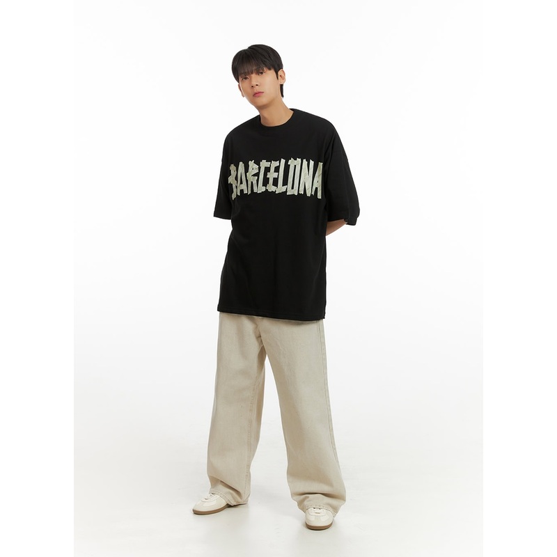 Men’s Wide Fit Cotton Pants IU419