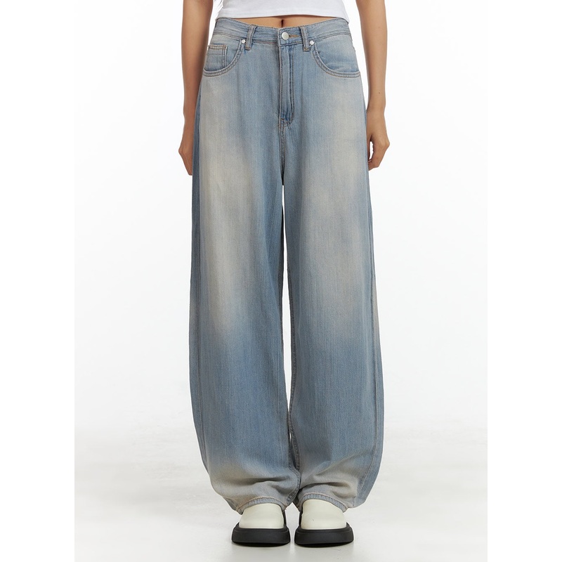 Summer Washed Jeans CU414|Light blue|S|M|L