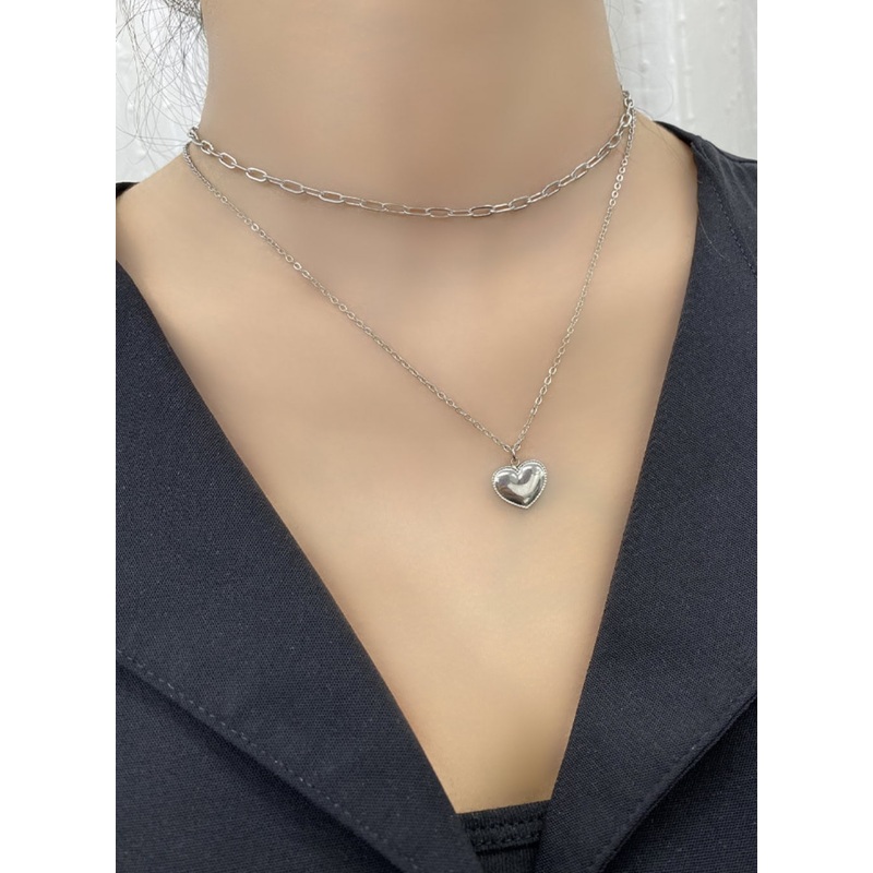 Angel Necklace IL403|Gray|One Size
