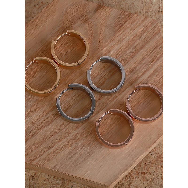 Bold Stealer Ring Earrings IL405