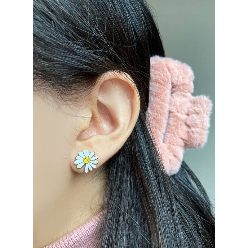 Cosmos Earrings IL404|Gray|Yellow|One Size
