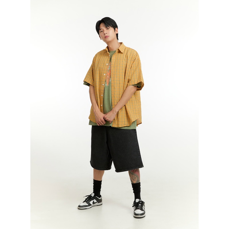 Men’s Bermuda Jorts IL412|Black|Light blue|Dark blue|M/L