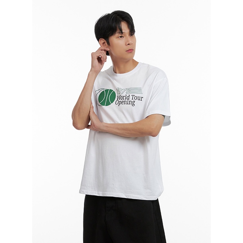 Men’s Casual Lettering T-Shirt IL403