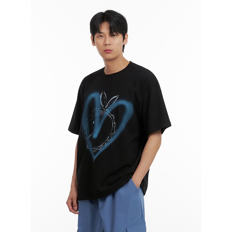 Men’s Cotton Graphic T-Shirt IL403