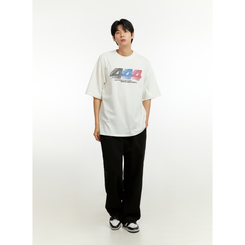 Men’s Cotton Pants IL412|Black|White|Dark blue|Gray|M|L