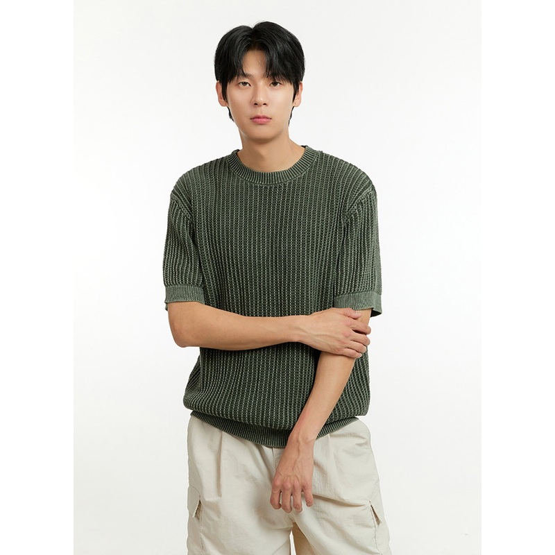 Men’s Knit Sweater T-Shirt IL412