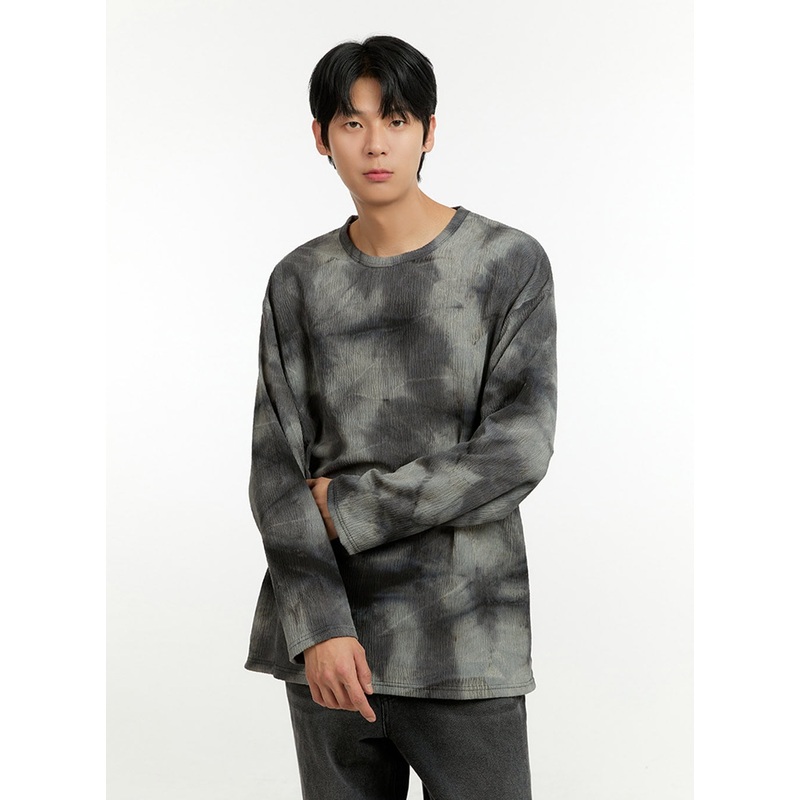 Men’s Tie-Dye Oversized Long Sleeve IL412