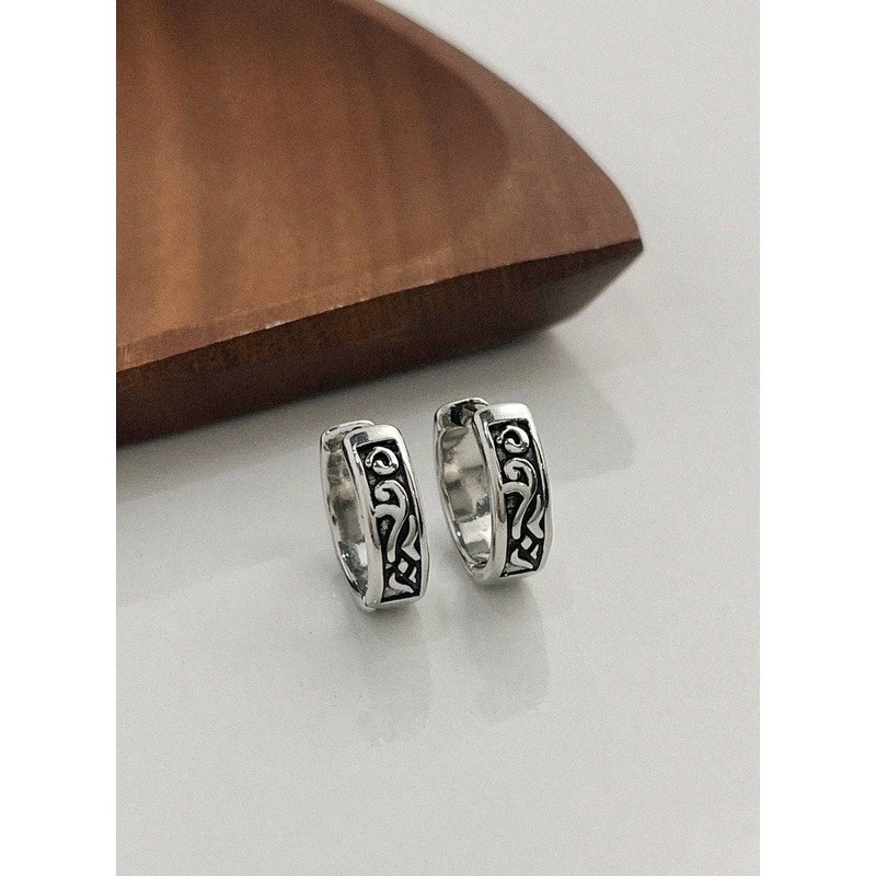 Anna Round Earrings IL415|Gray|One Size