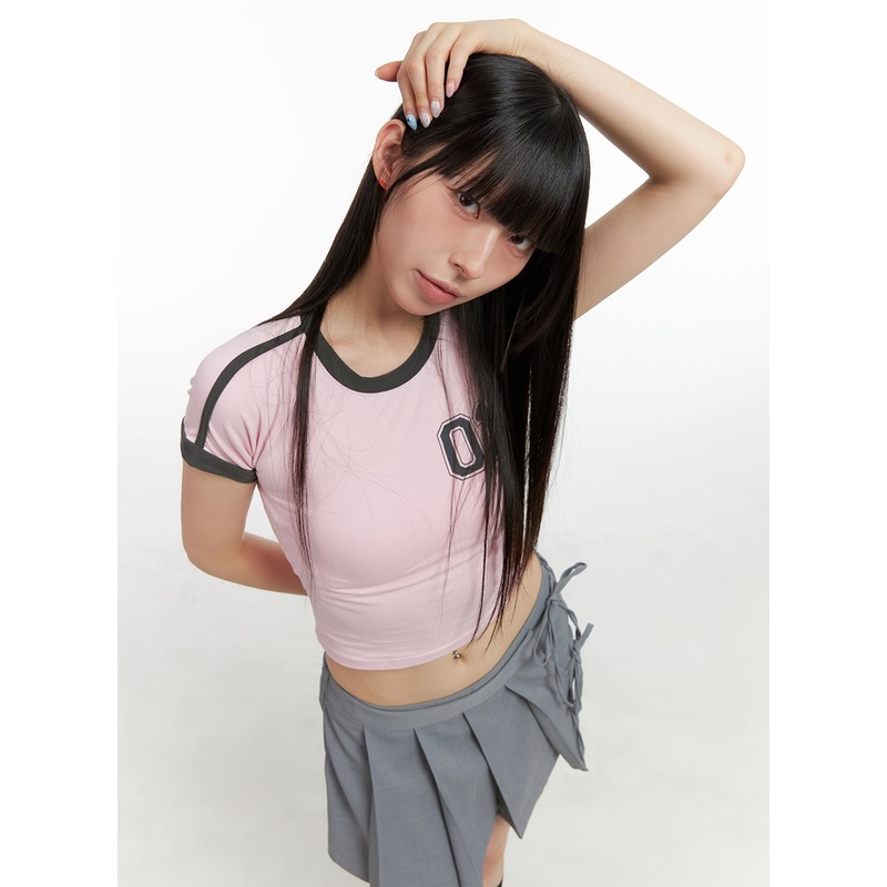 Blokecore Raglan Crop Tee CL422