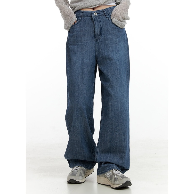 Low Rise Loose Fit Straight Jeans CL425