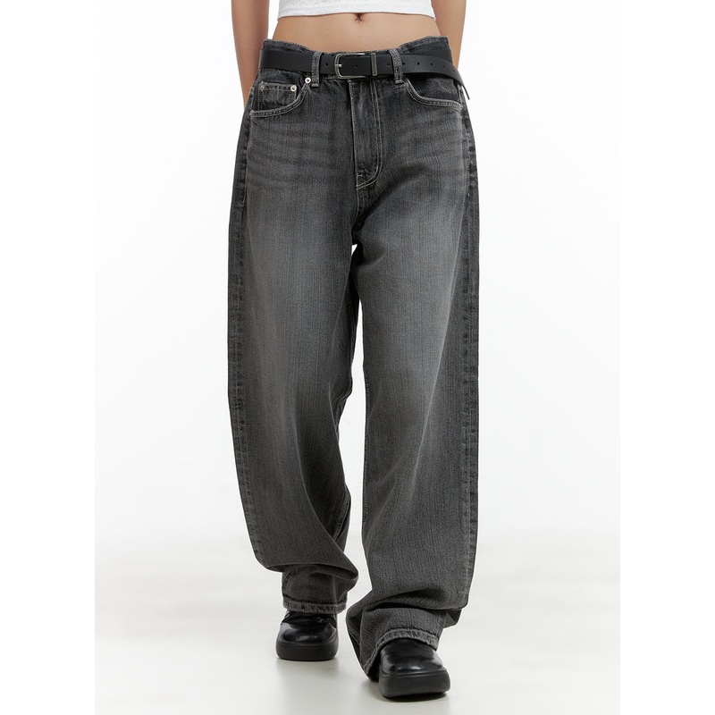 Washed Baggy Jeans (UNISEX) CL417