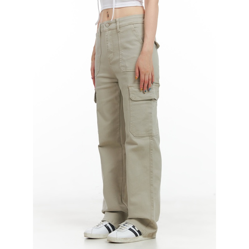 Cargo Straight Leg Pants CG408