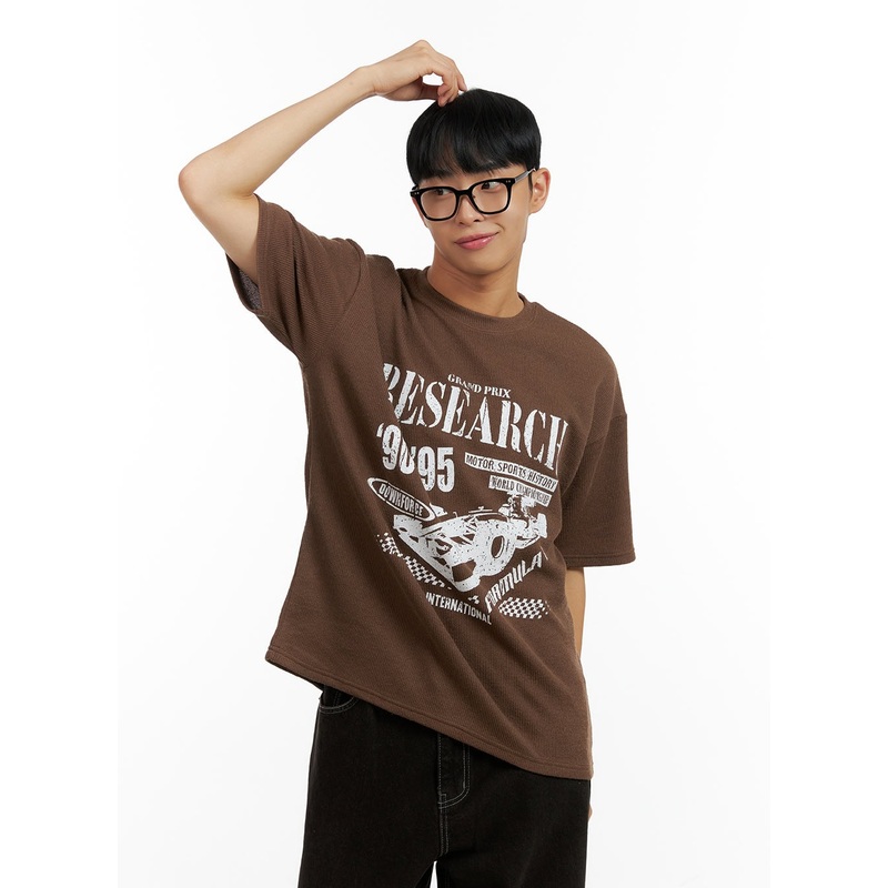 Men’s Comfy Graphic Print T-Shirt CL429