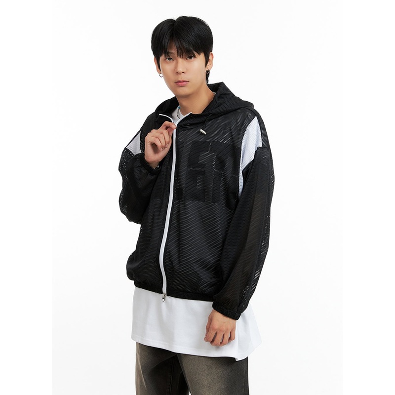 Men’s Mesh Hoodie Jacket IG402