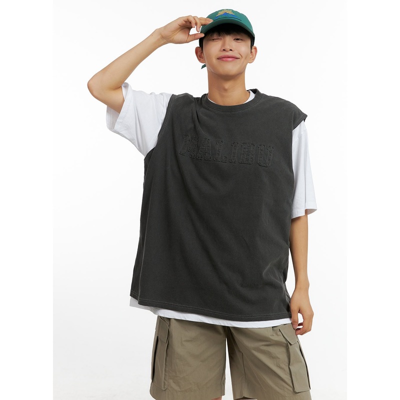 Men’s Oversize Contrasting T-Shirt CL429