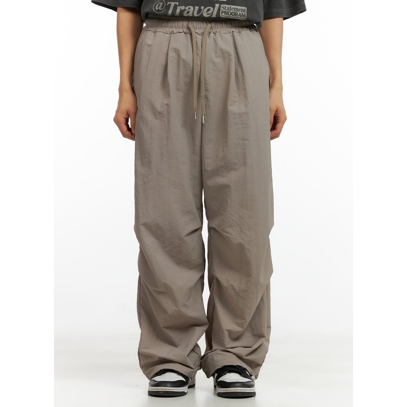 Men’s Pintuck Nylon Wide Fit Pants CL429