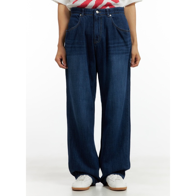 Men’s Washed Cotton Denim Jeans CL429