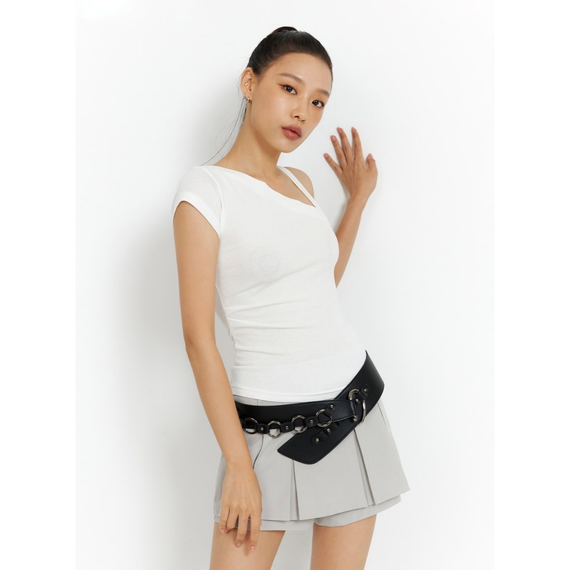 One Shoulder Strap Crop Top IG405