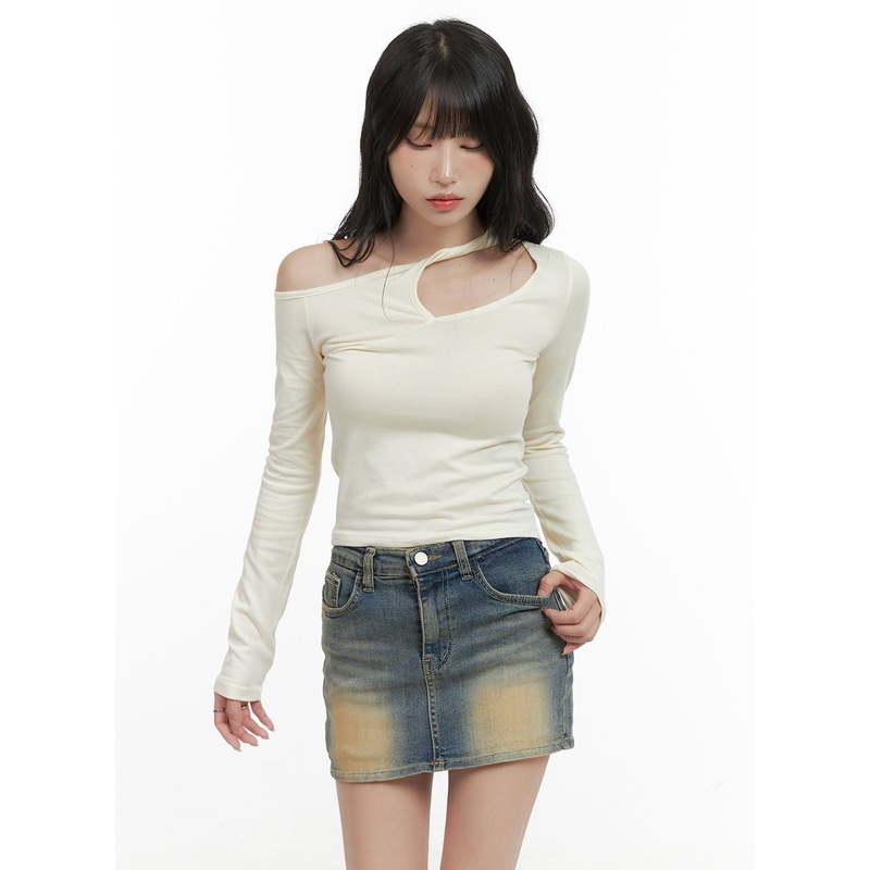 Asymmetrical Cut-Out Top CG421