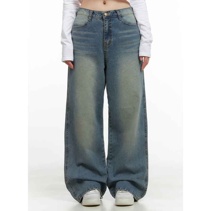 Luna Baggy Jeans CG420|Blue|S|M|L