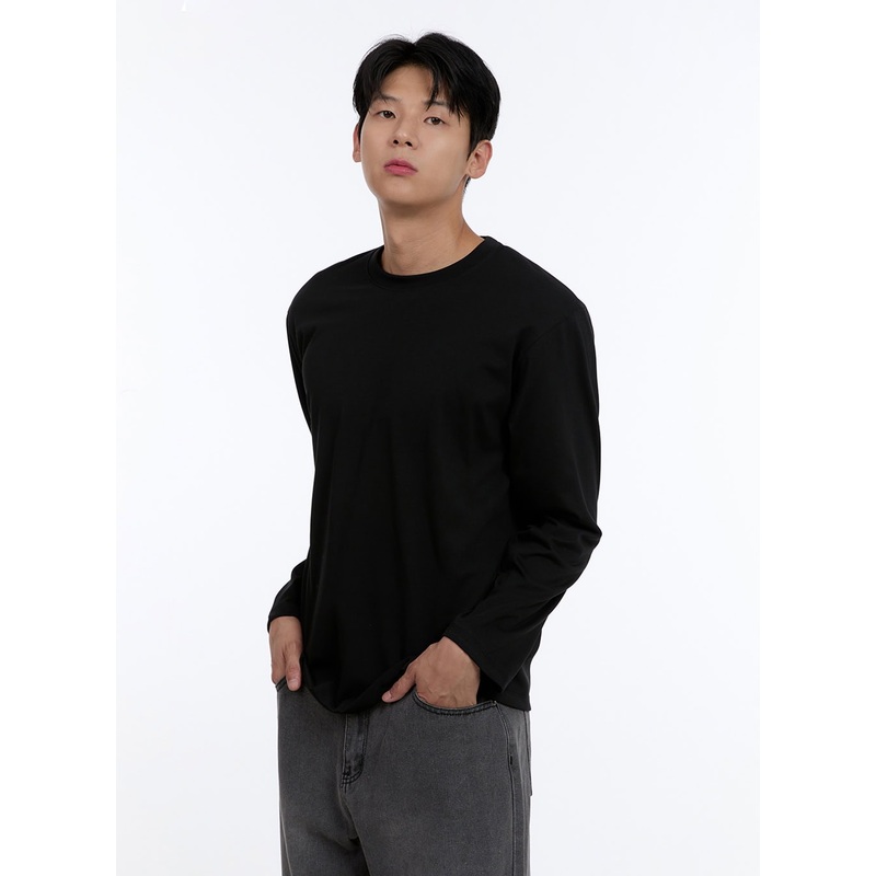 Men’s Basic Long Sleeve (Black) IG427