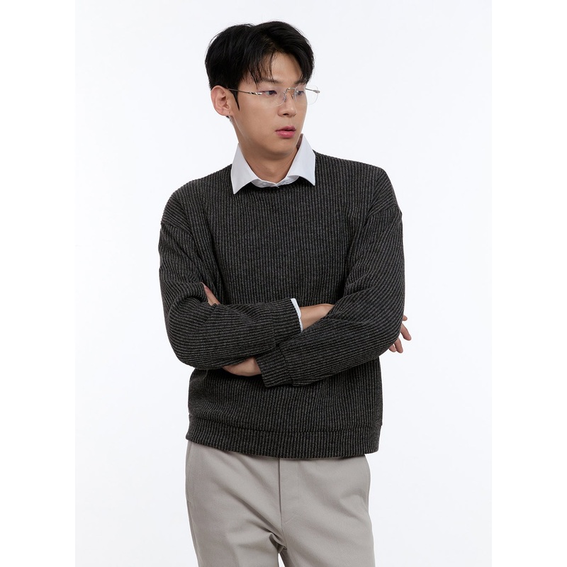 Men’s Cable Knit Sweatshirt IG427