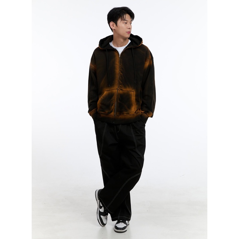 Men’s Cotton Stitched Wide Fit Pants IG427