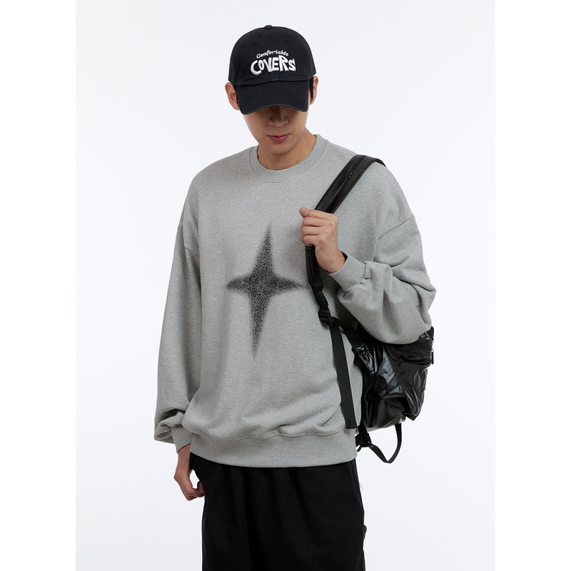 Men’s Cozy Cotton Crewneck Sweatshirt IG428