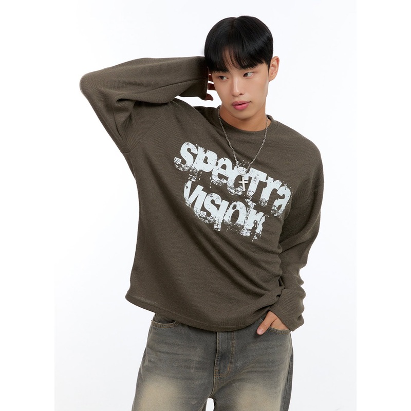 Men’s Graphic Long Sleeve Top IG422