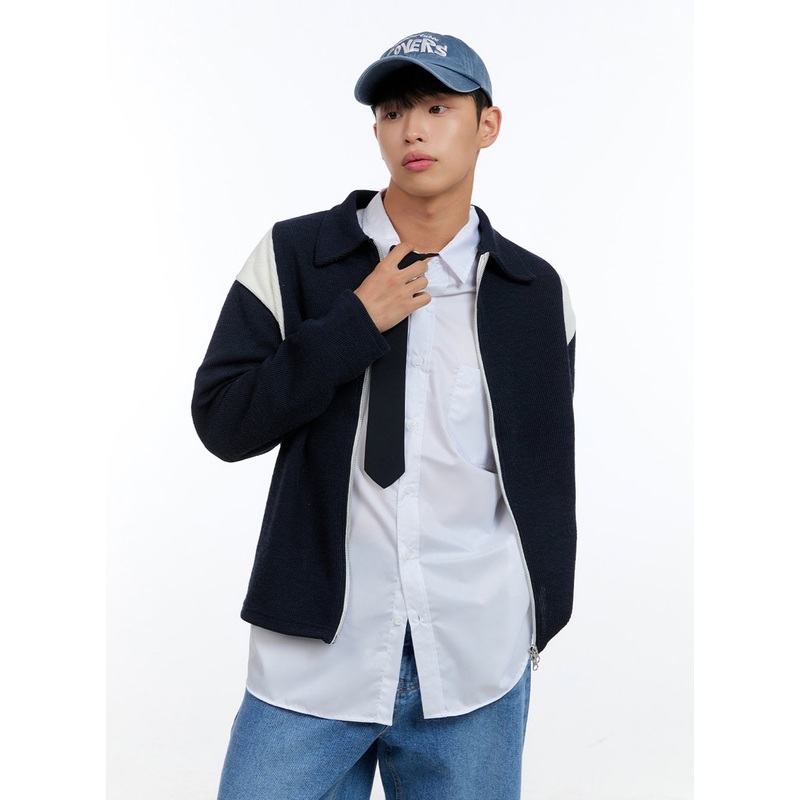 Men’s Knit Zip-Up Jacket IG416