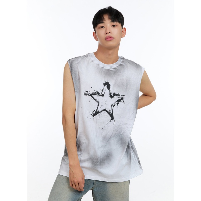 Men’s Star Graphic Tank Top IG416