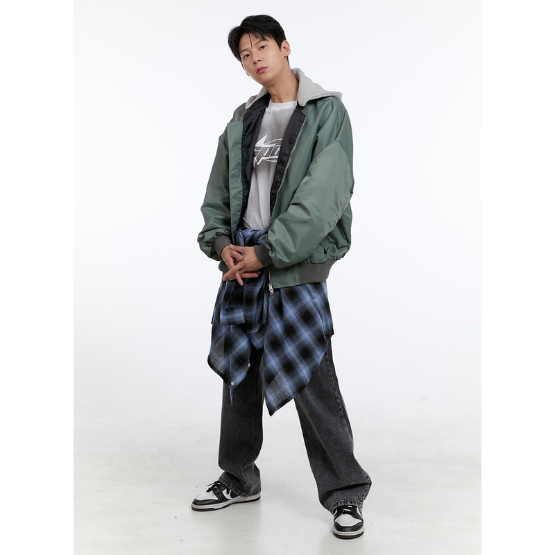 Men’s Washed Jeans IG427|Black|Light blue|S|M|L