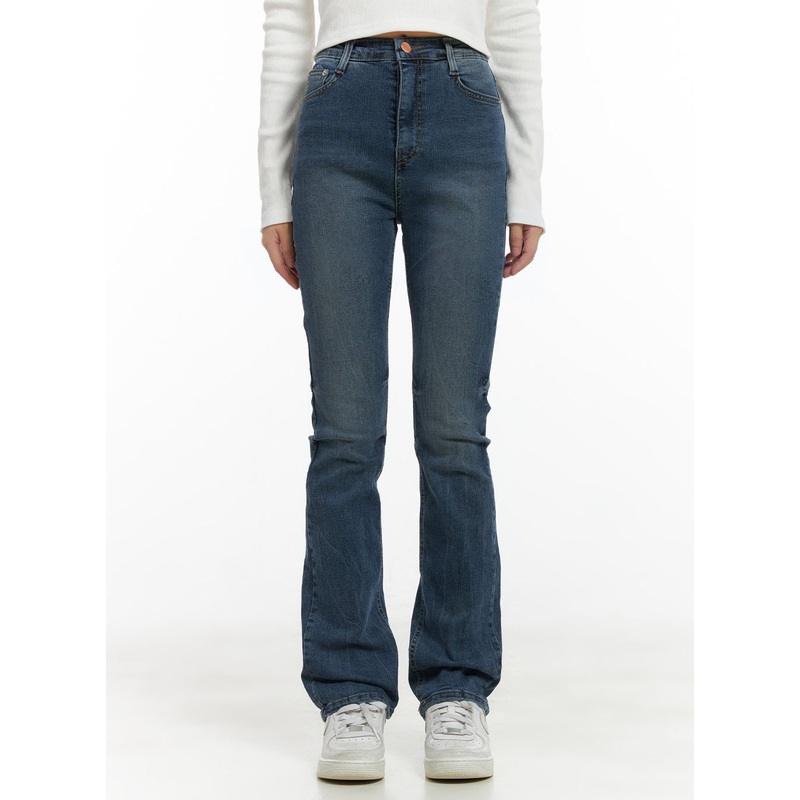 Pixie Slim Washed Bootcut Jeans CG427