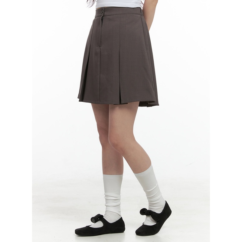 Pleated Spice Mini Skirt OG409