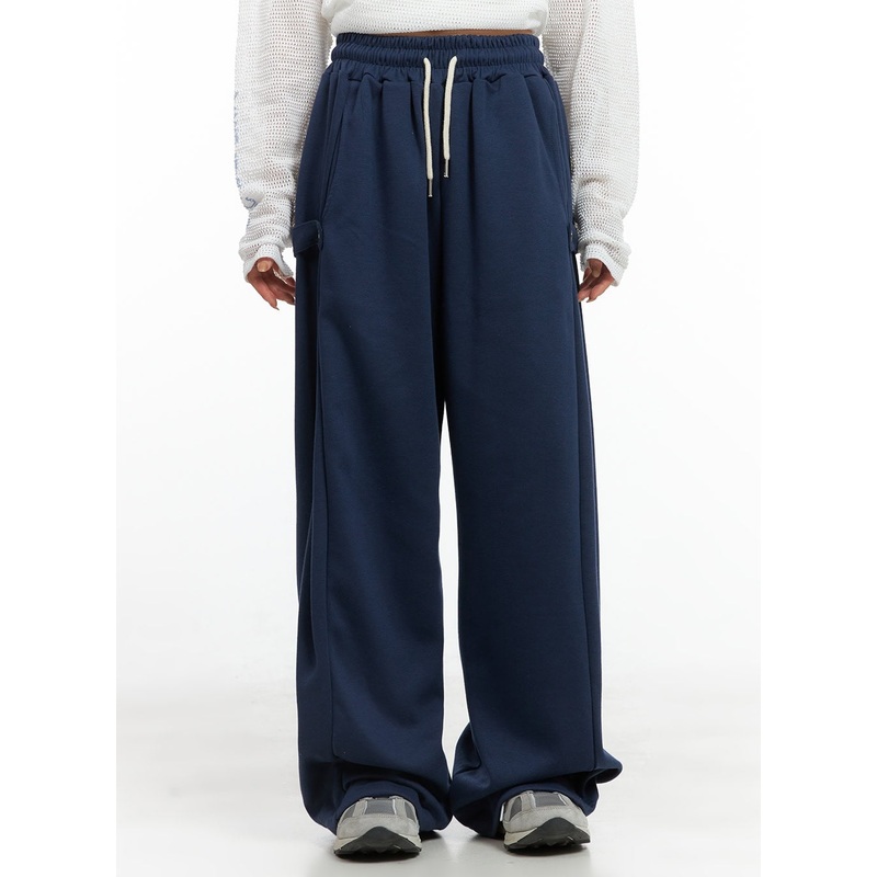 String Banded Pintuck Sweatpants CG421