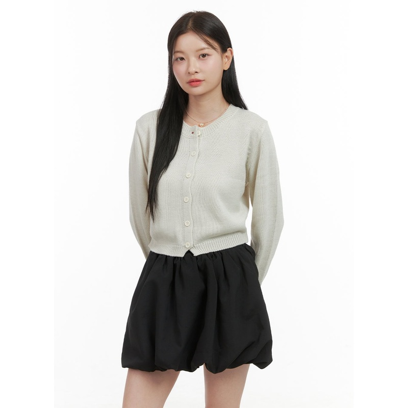 Comfy Acrylic Knit Cardigan OS411