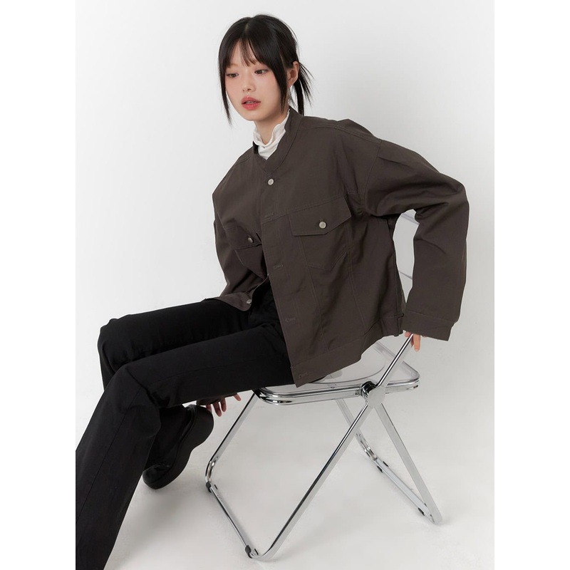 Comfy Oversized Polyester Coat CS412
