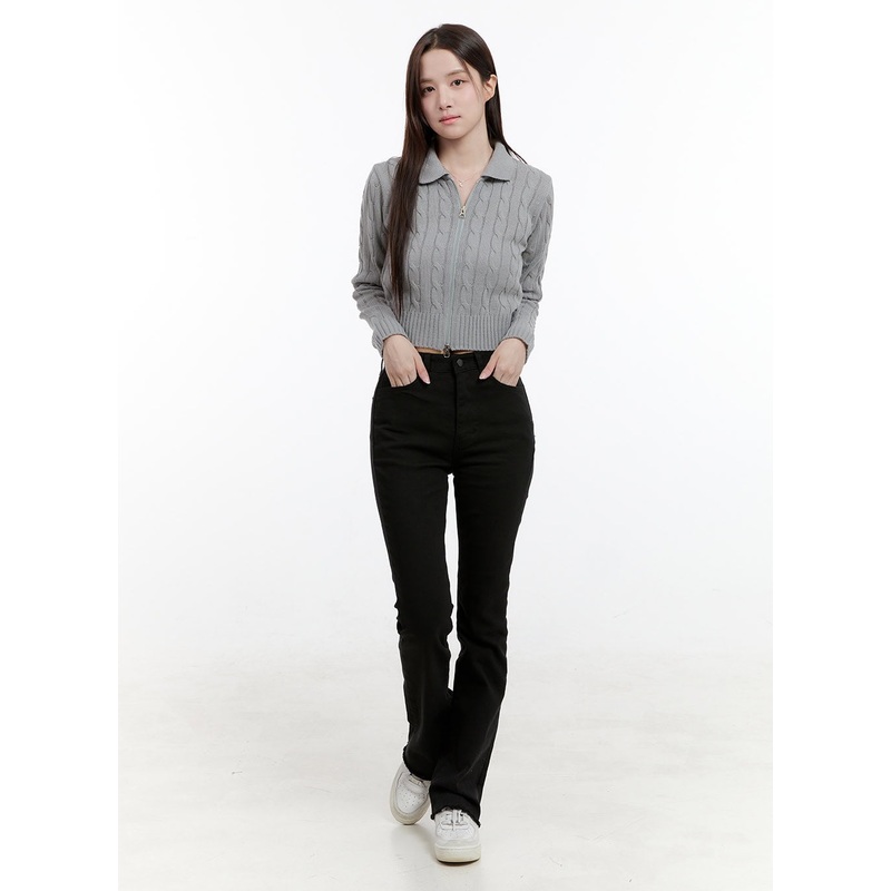 Cotton Slim Fit Pants OG428|Black|White|S|M|L|1XL
