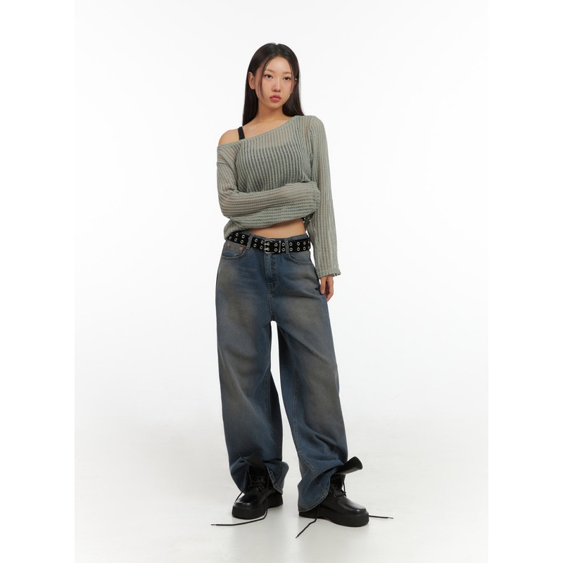 Delia Vintage Washed Jeans IS402