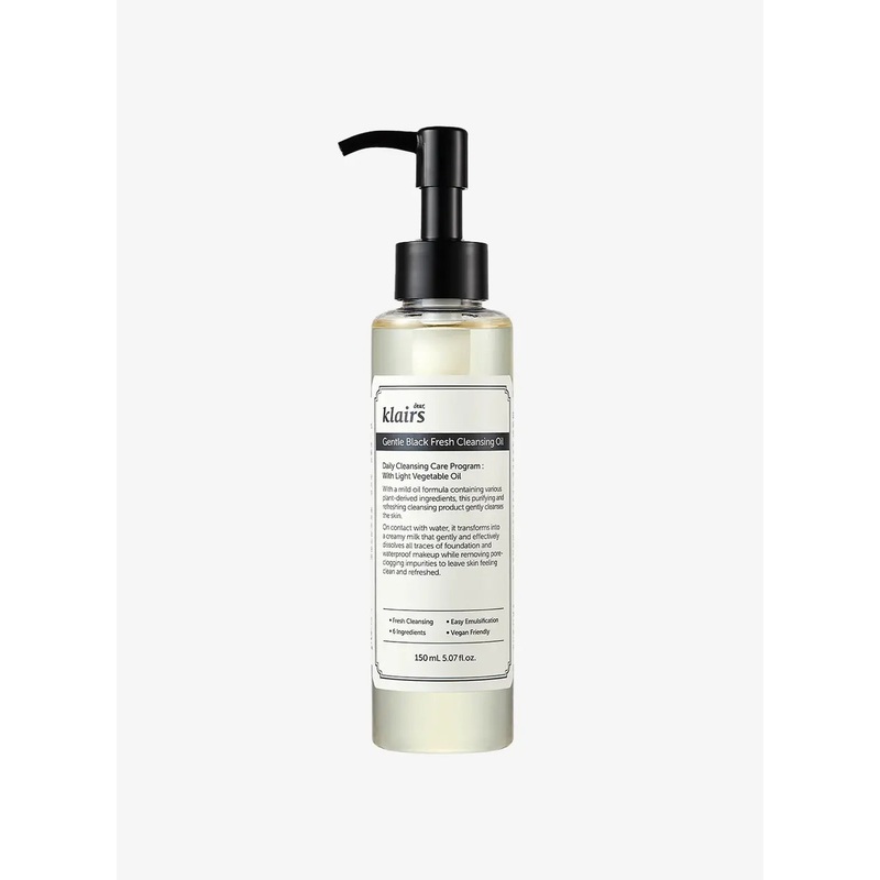 Gentle Black Fresh Cleansing Oil (150ml)