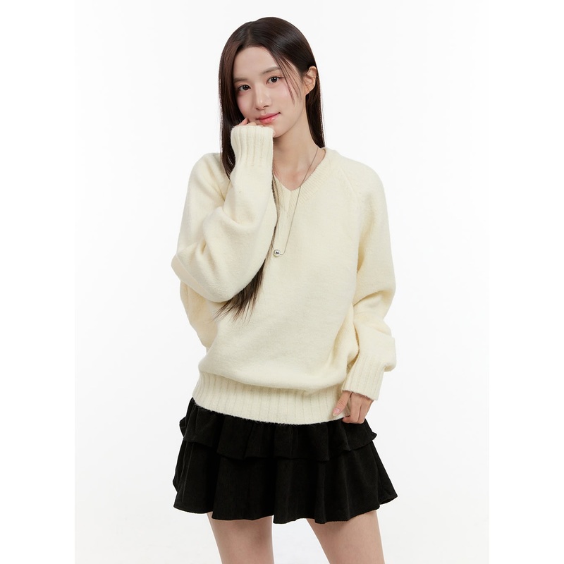 Oversized V-Neck Sweater OG429