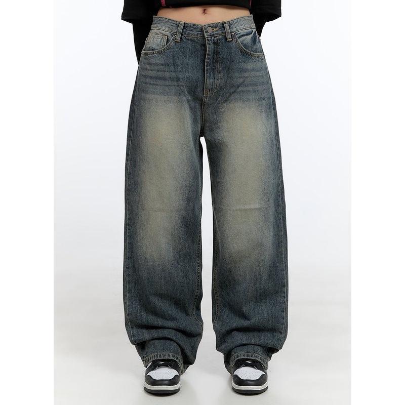 Poppy Retro Wash Baggy Jeans CS410