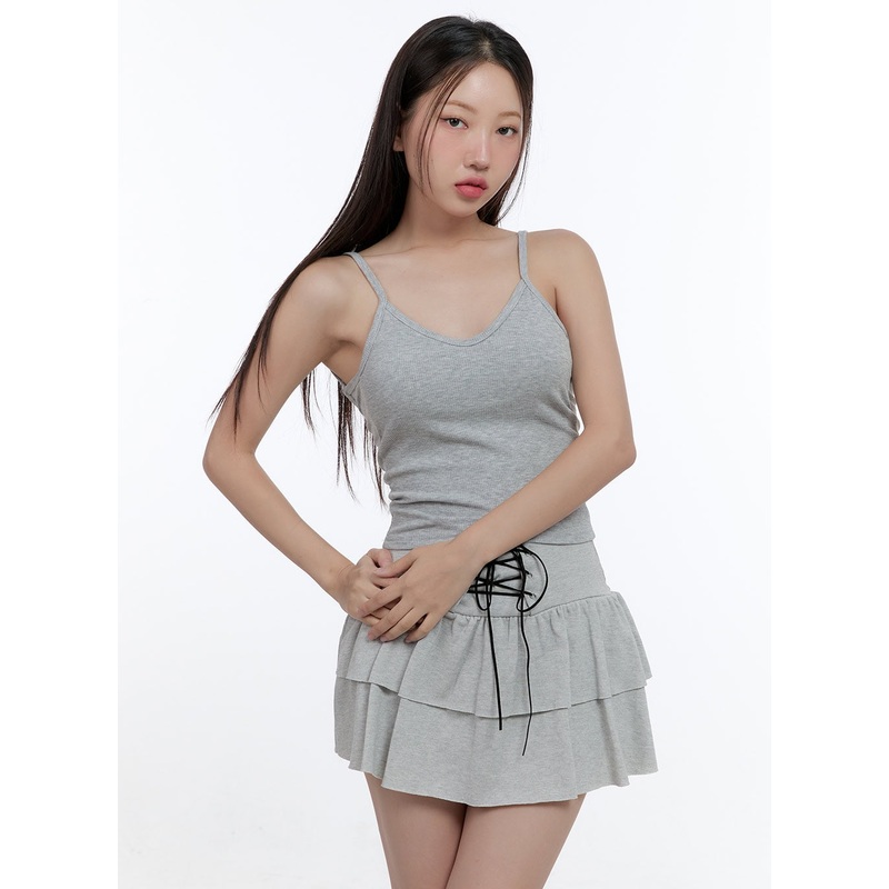 Slim Spandex Sleeveless Crop CS406