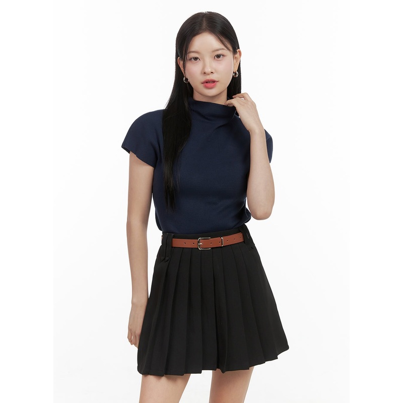 SnugChic Turtleneck Top OS411|Dark blue|Gray|Black|S/M