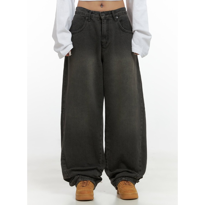 Blair Casual Washed Baggy Cotton Jeans CS425